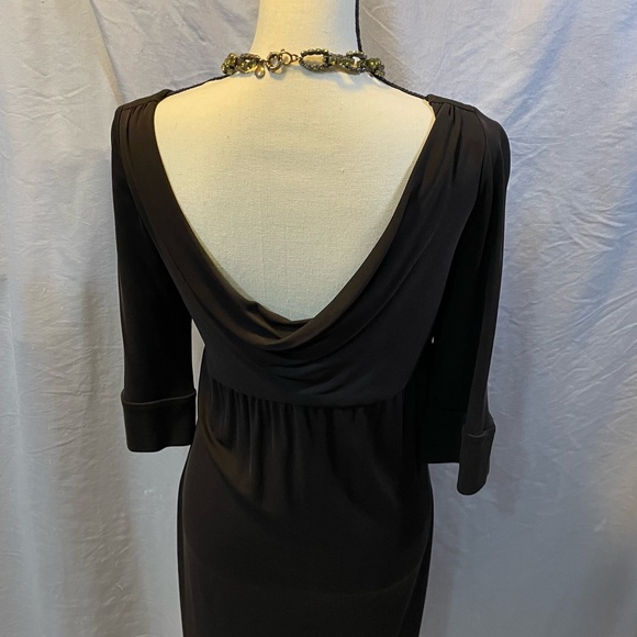 Brown Knit Diane Von Furstenberg Dress Size 12 - Picture 5 of 9
